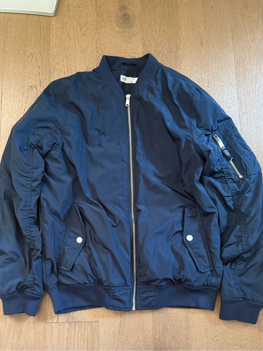 H&M Navy MA-1 Bomber Jacket 💙